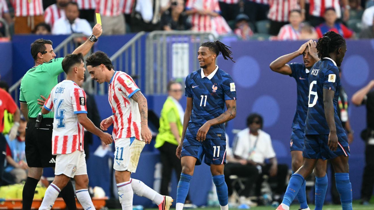FIFA uphold Michael Olise's yellow card says France coach Didier Deschamps