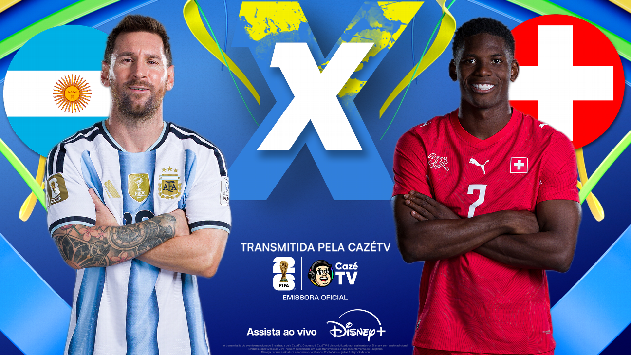 Argentina x Suíça AO VIVO: siga em tempo real o jogo da Copa do Mundo