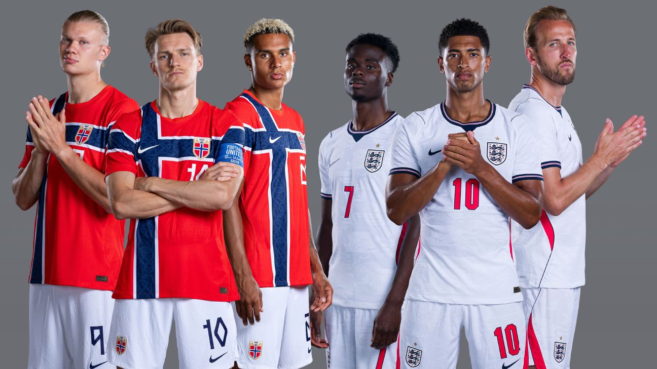 Noruega x Inglaterra: onde assistir ao vivo e escalações do jogo da Copa do Mundo