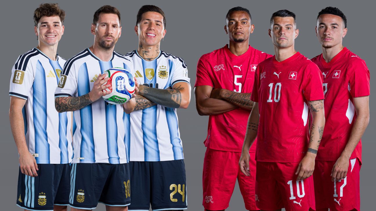 Argentina x Suíça: onde assistir ao vivo e escalações do jogo da Copa do Mundo
