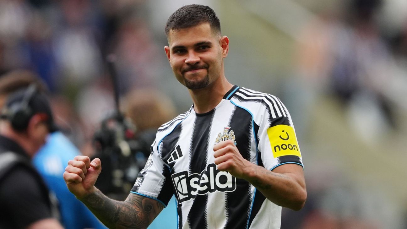 Pessimismo? Técnico do Newcastle não crava permanência de Bruno Guimarães em meio a interesse do Arsenal