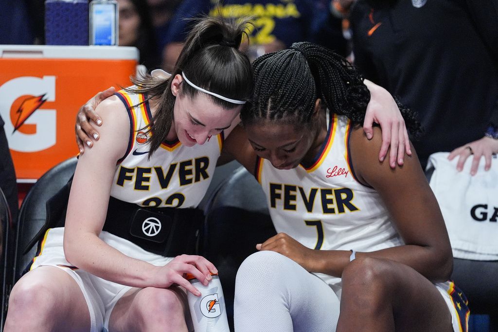 Caitlin Clark returns to play after missing the last two games, meanwhile Aliyah Boston will be out for the Fever's matchup against the Sparks. — Article image accompanying Clark returns, scores 9 in limited minutes as Fever lose to Sparks on WagerUp Sports News.