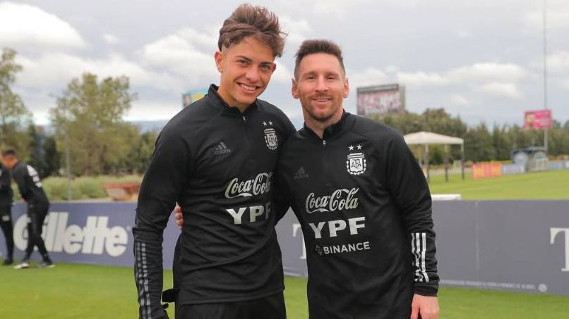 Agustín Giay sufrió y festejó el triunfo de Argentina en la concentración de Palmeiras