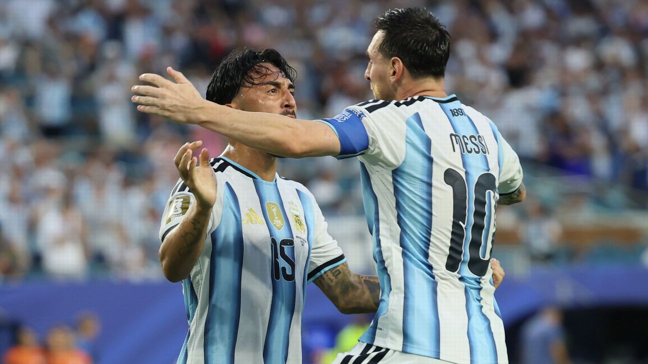 Nico González contó el contagio que le genera jugar con Messi en la Selección Argentina