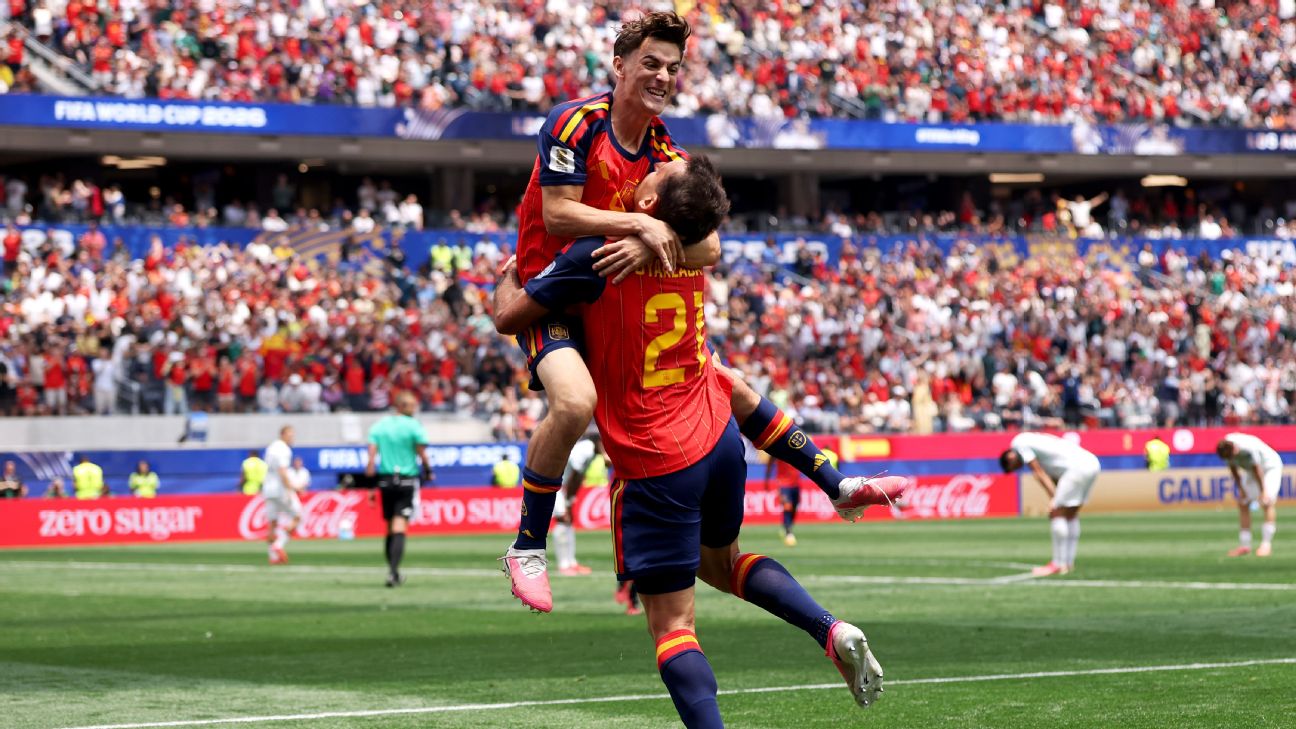 Gavi sueña con marcar un gol de chilena en la final ante Argentina