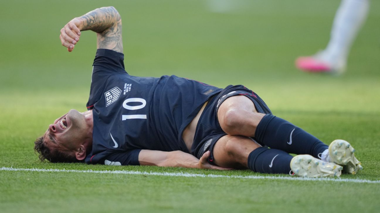 Christian Pulisic sufrió una microfractura ante Bélgica