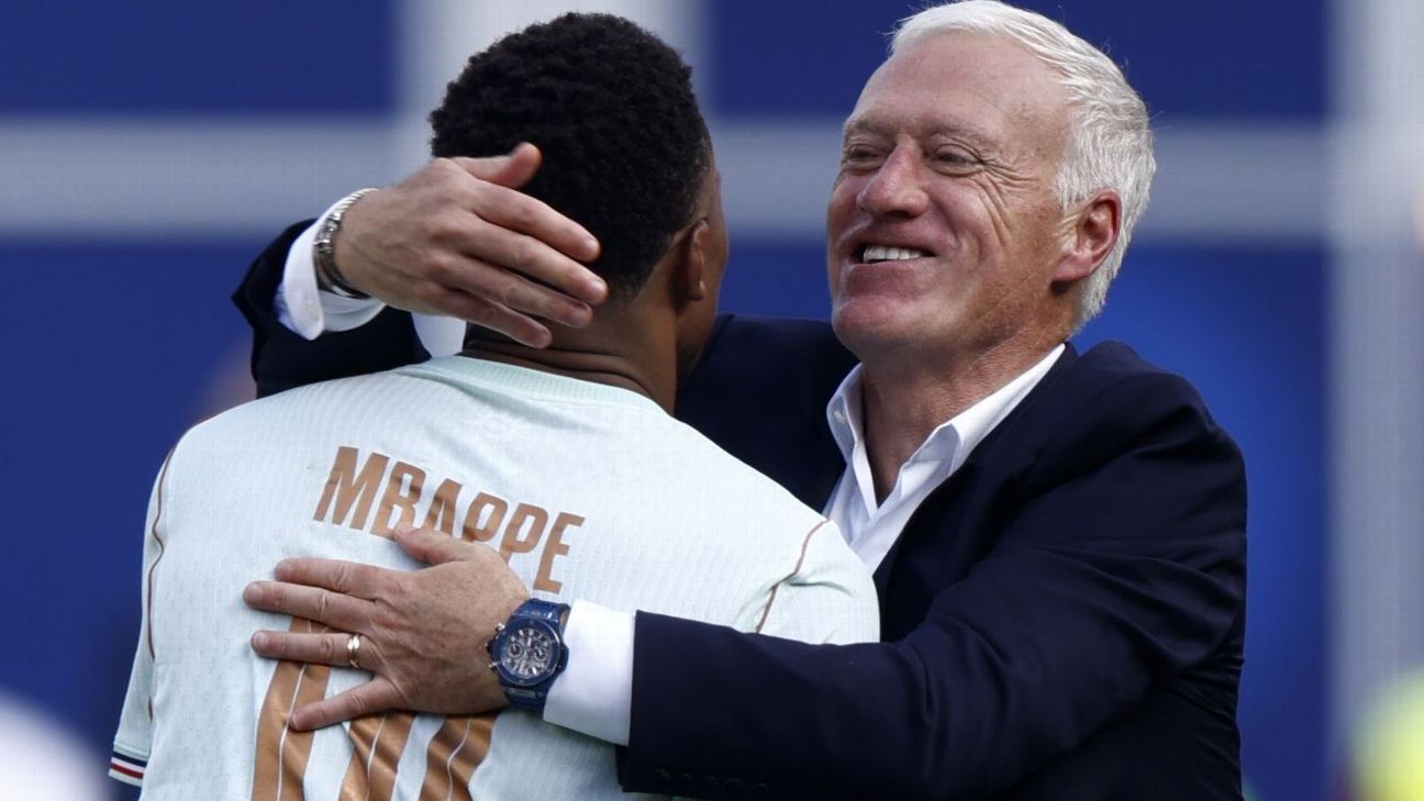 Deschamps cree que la demora perjudicó a Mbappé en el penalti
