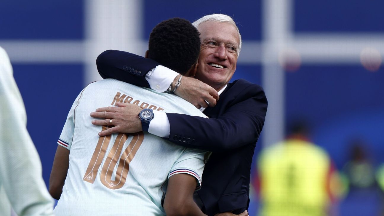 Deschamps defendió a Mbappé: "Muchos piensan que es un dictador, pero es un capitán ejemplar"