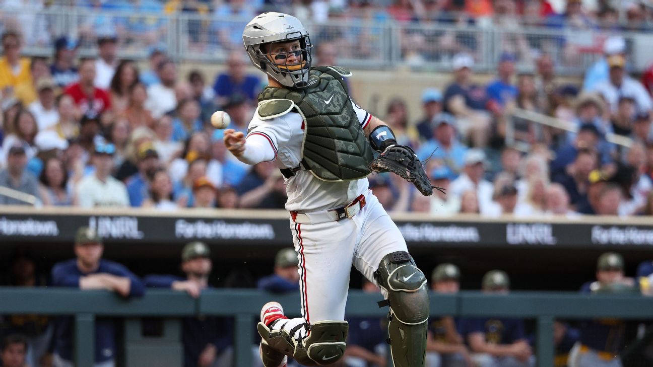 Twins' Ryan Jeffers comes off IL after nearly 2-month absence