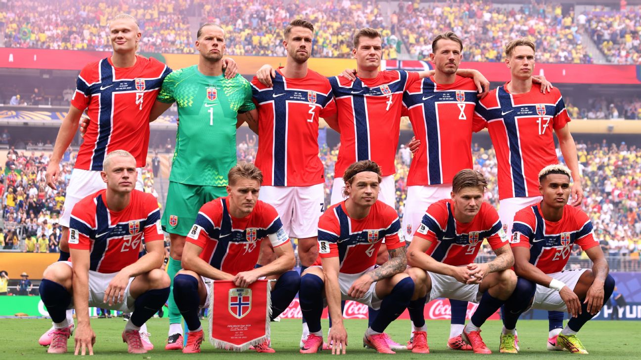 Noruega vs Inglaterra: alineaciones y probabilidades del partido
