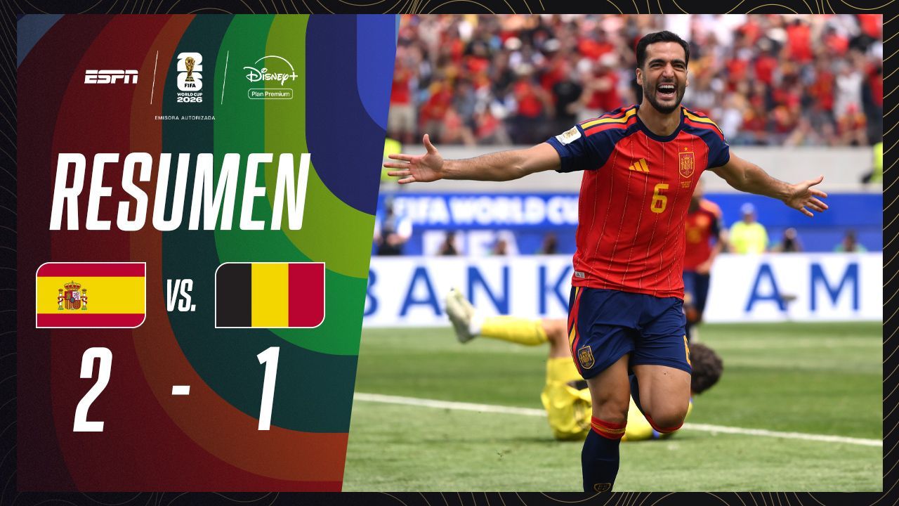 VIDEO: resumen de España vs. Bélgica en el Mundial 2026