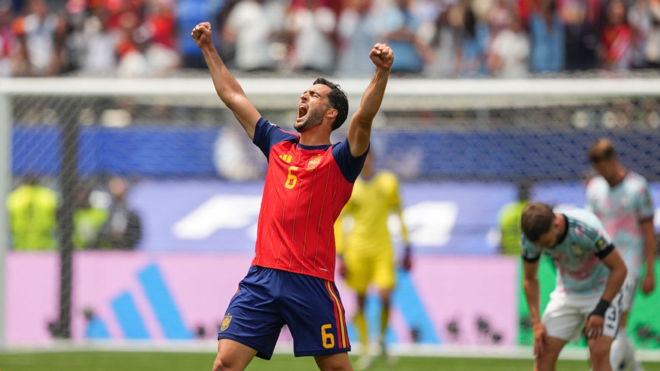 Article image accompanying Spain 2-1 Belgium: Senne Lammens' error gifts Mikel Merino's late winner - as it happened on WagerUp Sports News. Article image accompanying Spain 2-1 Belgium: Senne Lammens' error gifts Mikel Merino's late winner - as it happened on WagerUp Sports News.
