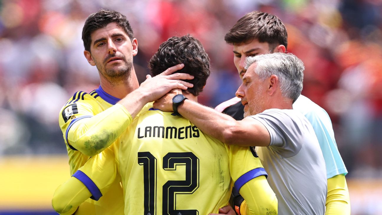 Thibaut Courtois backs Senne Lammens to return stronger after Belgium-Spain error