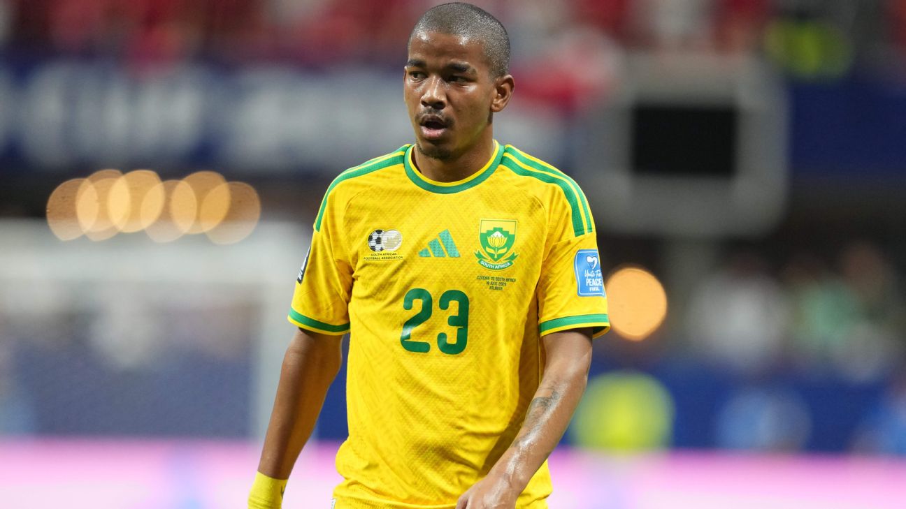 South Africa midfielder Jayden Adams dies aged 25, weeks after World Cup appearance
