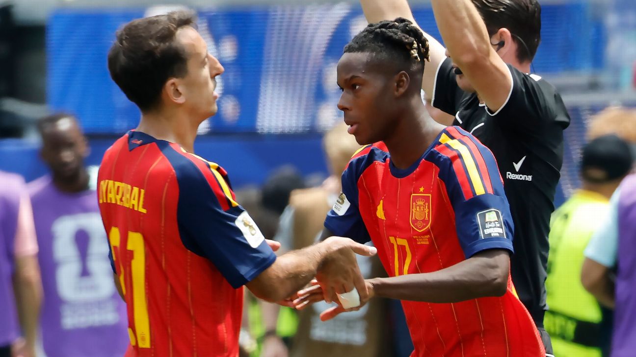 Nico Williams volvió a jugar en el Mundial 2026