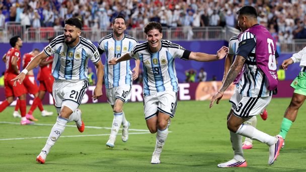 Argentina survive Switzerland scare to book semifinal with England