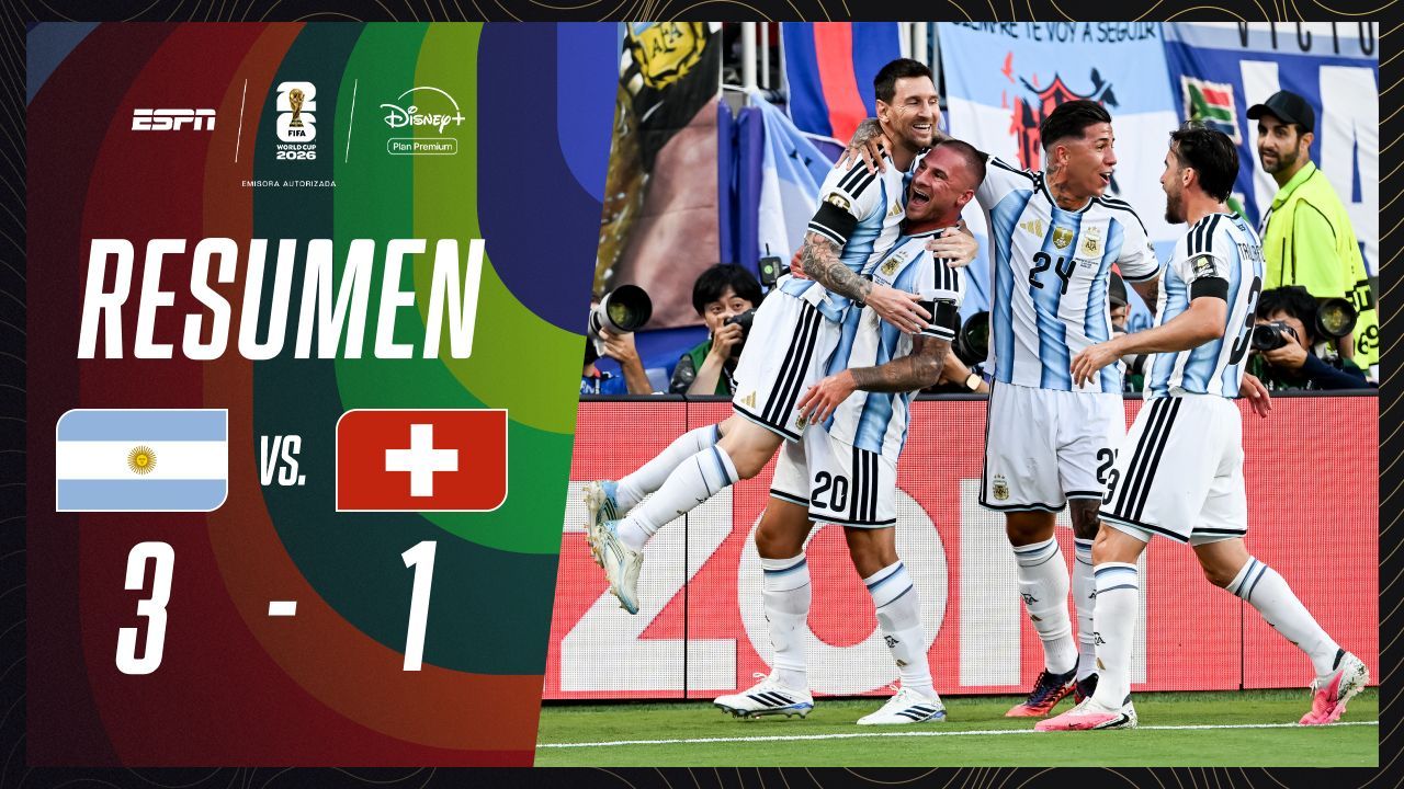 VIDEO: resumen de Argentina vs. Suiza en el Mundial 2026