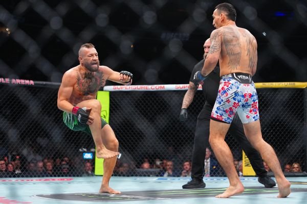 McGregor's coach says knee 'never an issue' ahead of UFC 329