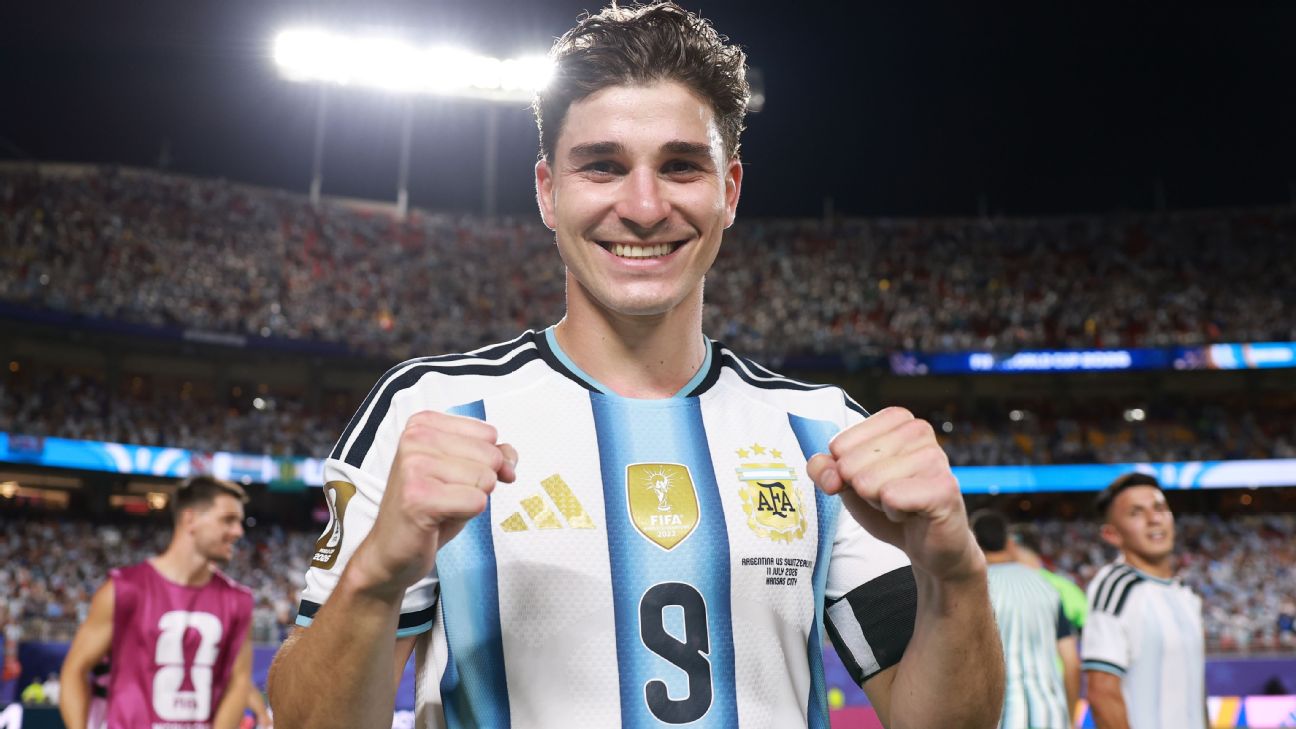 Julián Álvarez: "Sabíamos que si seguíamos buscando todos juntos el gol iba a llegar"