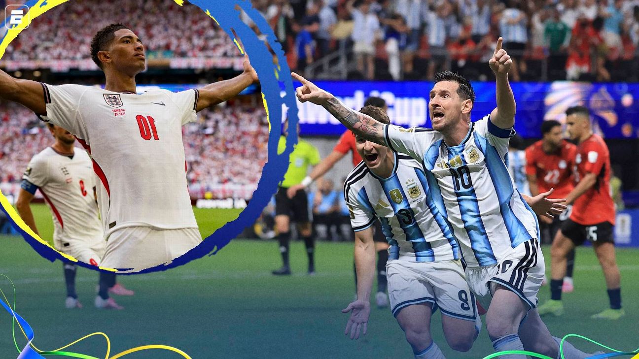 Jogo da Copa do Mundo hoje: horário e onde assistir Inglaterra x Argentina nesta quarta-feira