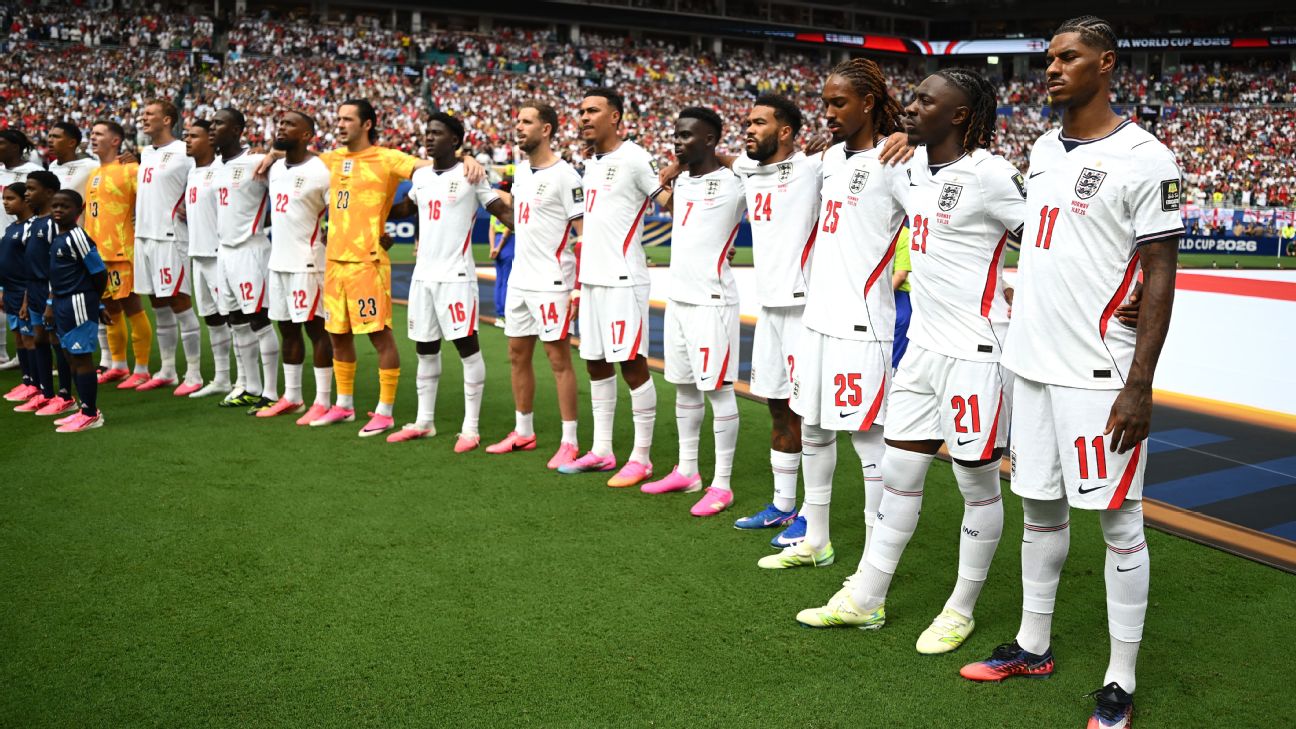 Bajas y dudas: los jugadores de Inglaterra que se pueden perder el partido ante Argentina