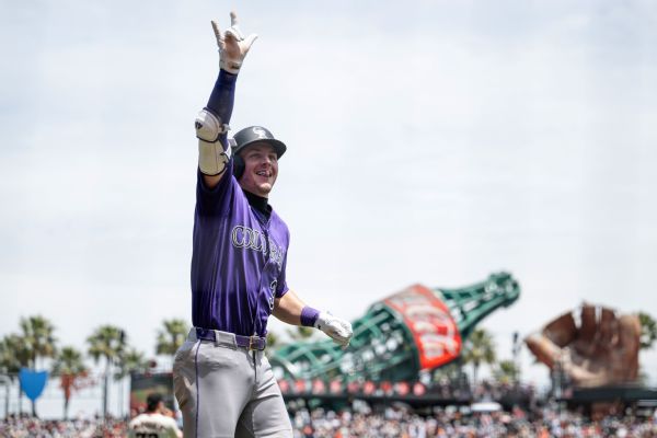 Rockies' Jake McCarthy has 2nd inside-the-park HR this year