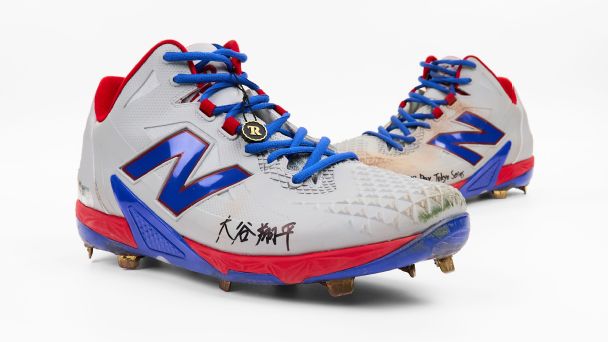 Shohei Ohtani's 2025 Tokyo series cleats up for auction