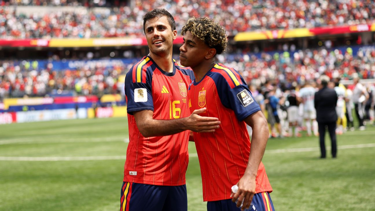 O recado de Rodri a Lamine Yamal antes de França x Espanha pela semifinal da Copa do Mundo