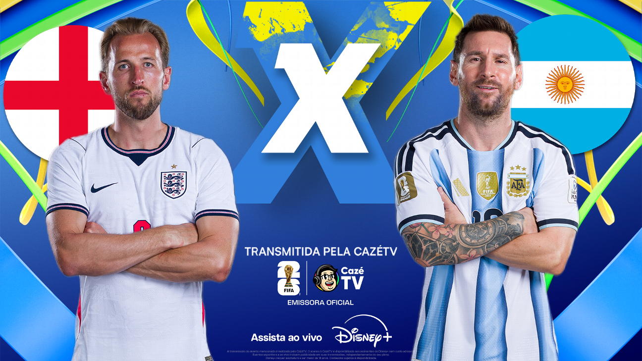 Inglaterra x Argentina AO VIVO: siga em tempo real o jogo da Copa do Mundo