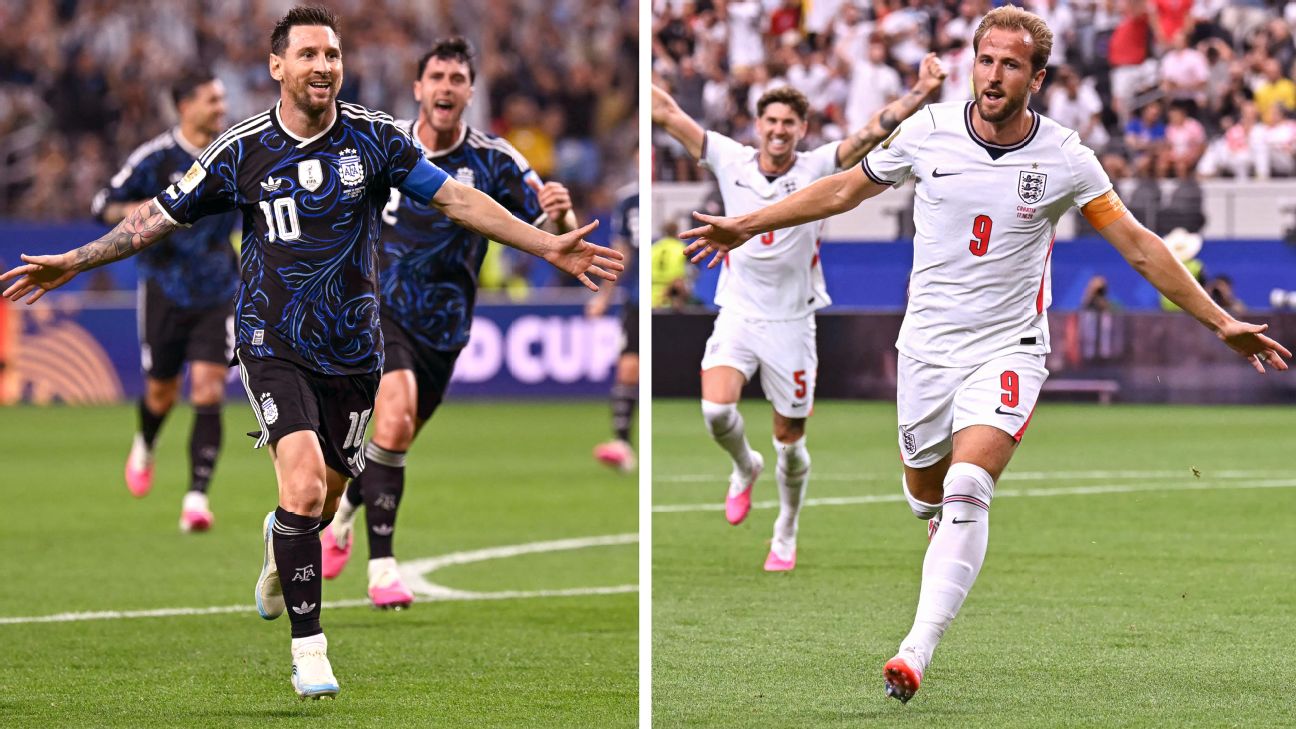 Lionel Messi vs. Harry Kane: How do Argentina and England's captains compare? Key stats before World Cup semifinal clash