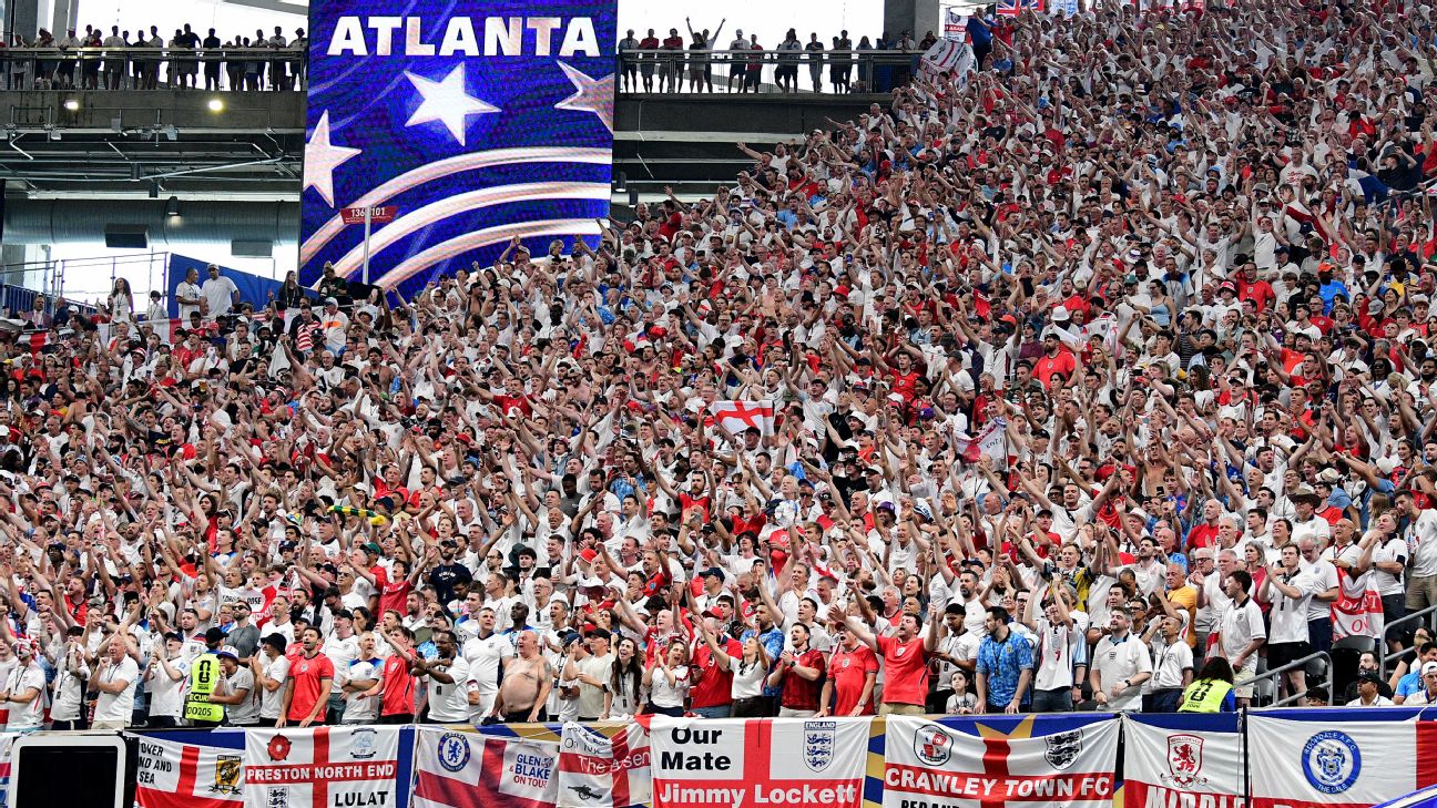 Atlanta receberá reforço de policiais britânicos para Inglaterra x Argentina na Copa? O que sabemos