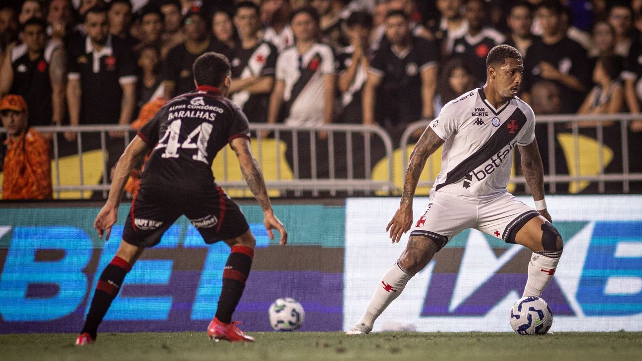 Vitória x Vasco: onde assistir ao vivo e escalações do jogo do Brasileirão