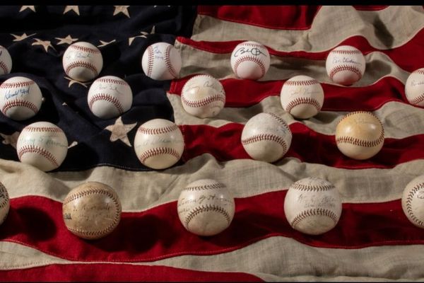Set of 21 signed presidential baseballs sells for $3.055 million