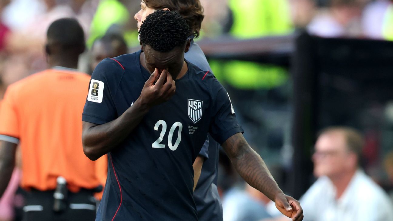 Balogun reconoce que suspensión de roja afectó a Estados Unidos
