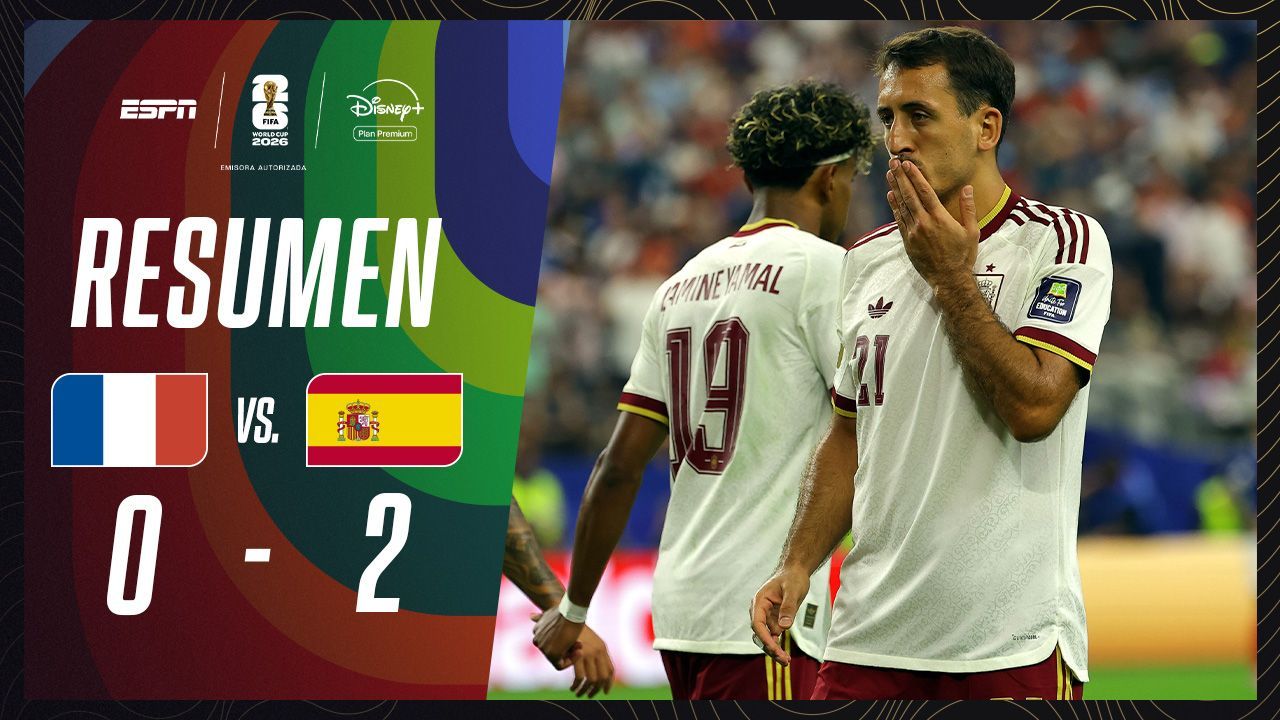 VIDEO: resumen de Francia vs. España en el Mundial 2026
