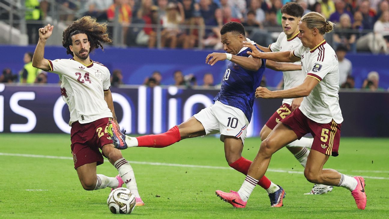 Mbappé cayó en la telaraña de España y resigna su sueño de campeón en la intrascedencia