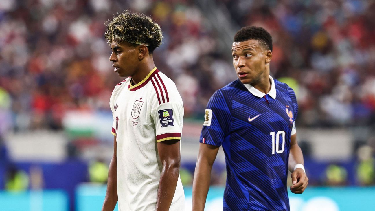 FIFA World Cup 2026 stats: Yamal 6 - 0 Mbappé; Spain, Simón set WC record with 6; France's 0.3 worst in 60 years