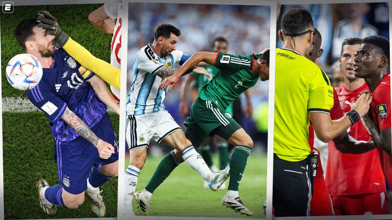 Argentina foi favorecida na Copa? De Messi aos pênaltis, analisamos polêmicas de arbitragem desde 2022