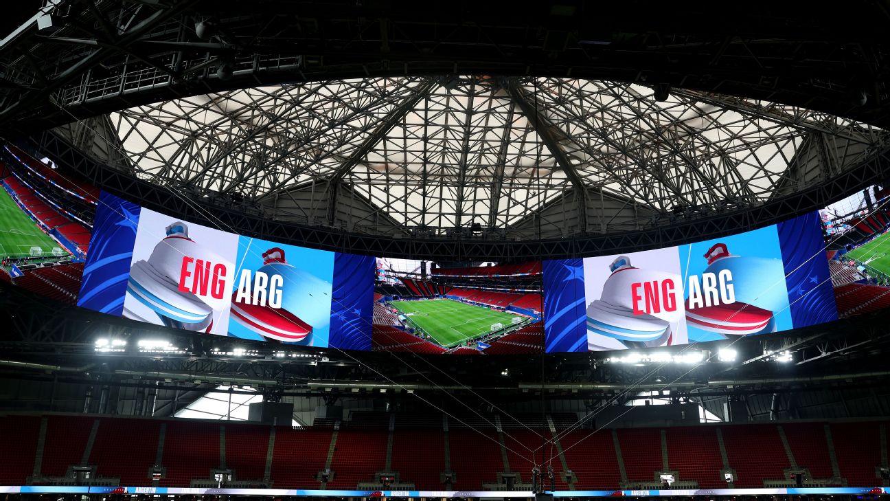 Article image accompanying World Cup 2026 today as it happened: News and updates as England face Argentina with final against Spain at stake on WagerUp Sports News. Article image accompanying World Cup 2026 today as it happened: News and updates as England face Argentina with final against Spain at stake on WagerUp Sports News.