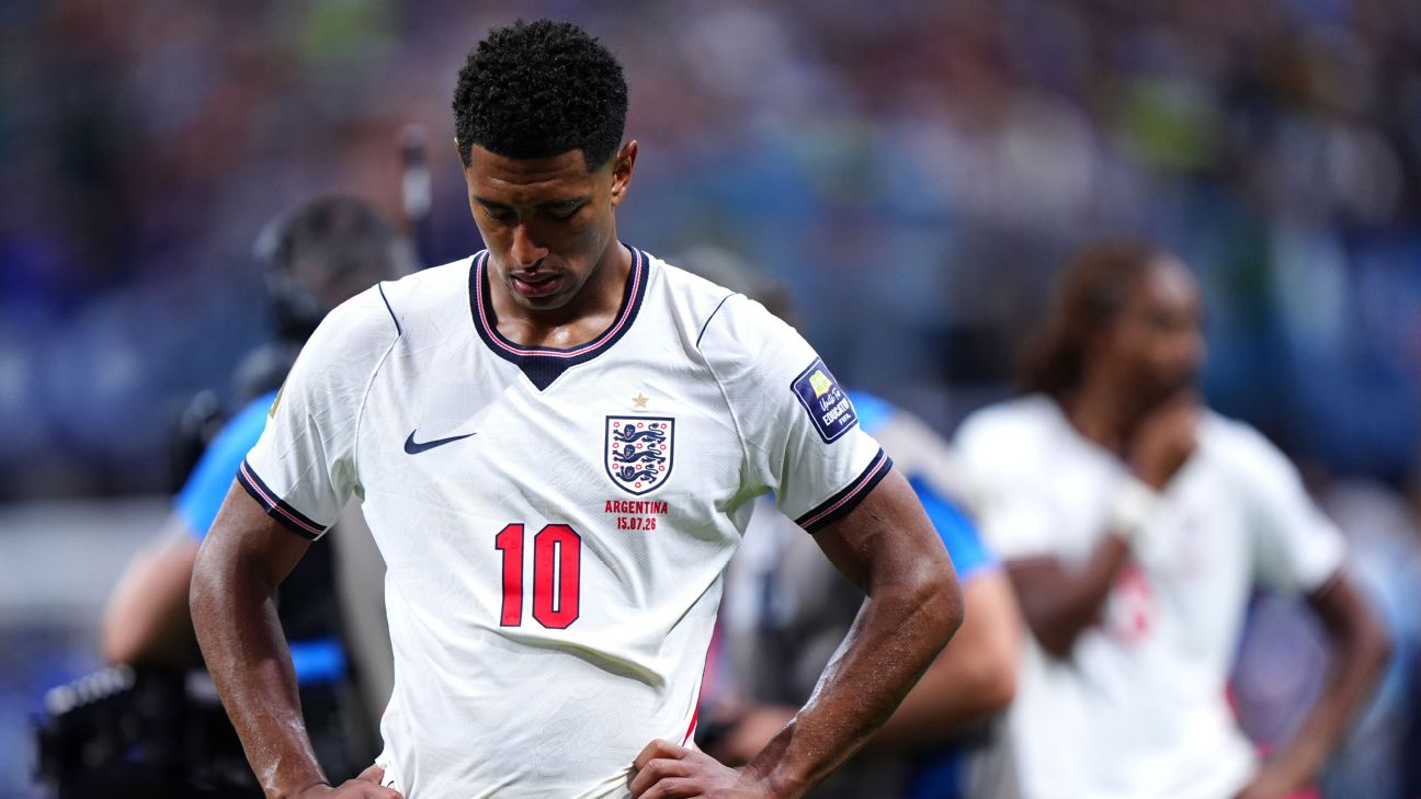 'E Bellingham? Nada!: jornal argentino provoca astro da Inglaterra e vai à loucura com vaga na final da Copa do Mundo