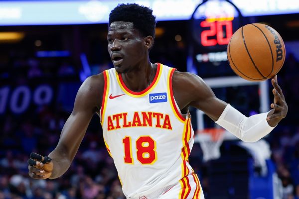 Hawks' Gueye has foot surgery, could miss start of '26-27 season
