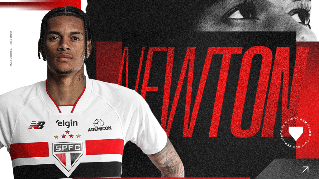São Paulo resolve pendências e confirma contratação de Newton, ex-Botafogo