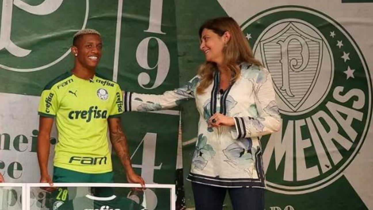 Leila Pereira diz que Botafogo não quis vender Danilo para o Palmeiras e afirma: 'Certamente vai voltar para sua casa'