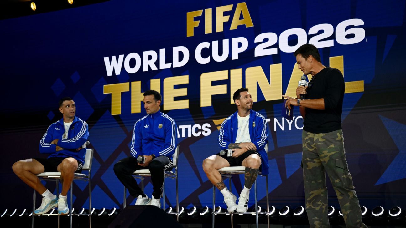 Messi, Scaloni shrug off World Cup final pressure at star-studded event