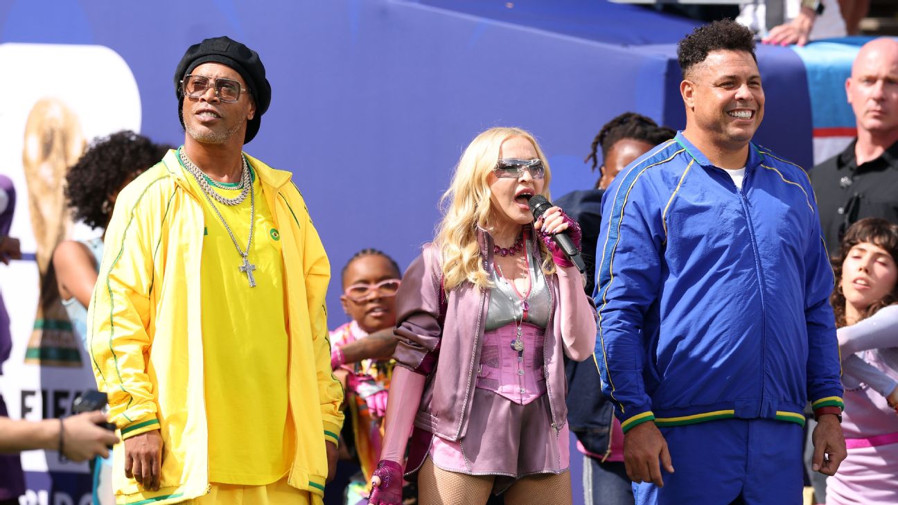 Ronaldo e Ronaldinho Gaúcho surpreendem em show de Madonna na Copa, mas internet 'já sabia'; entenda