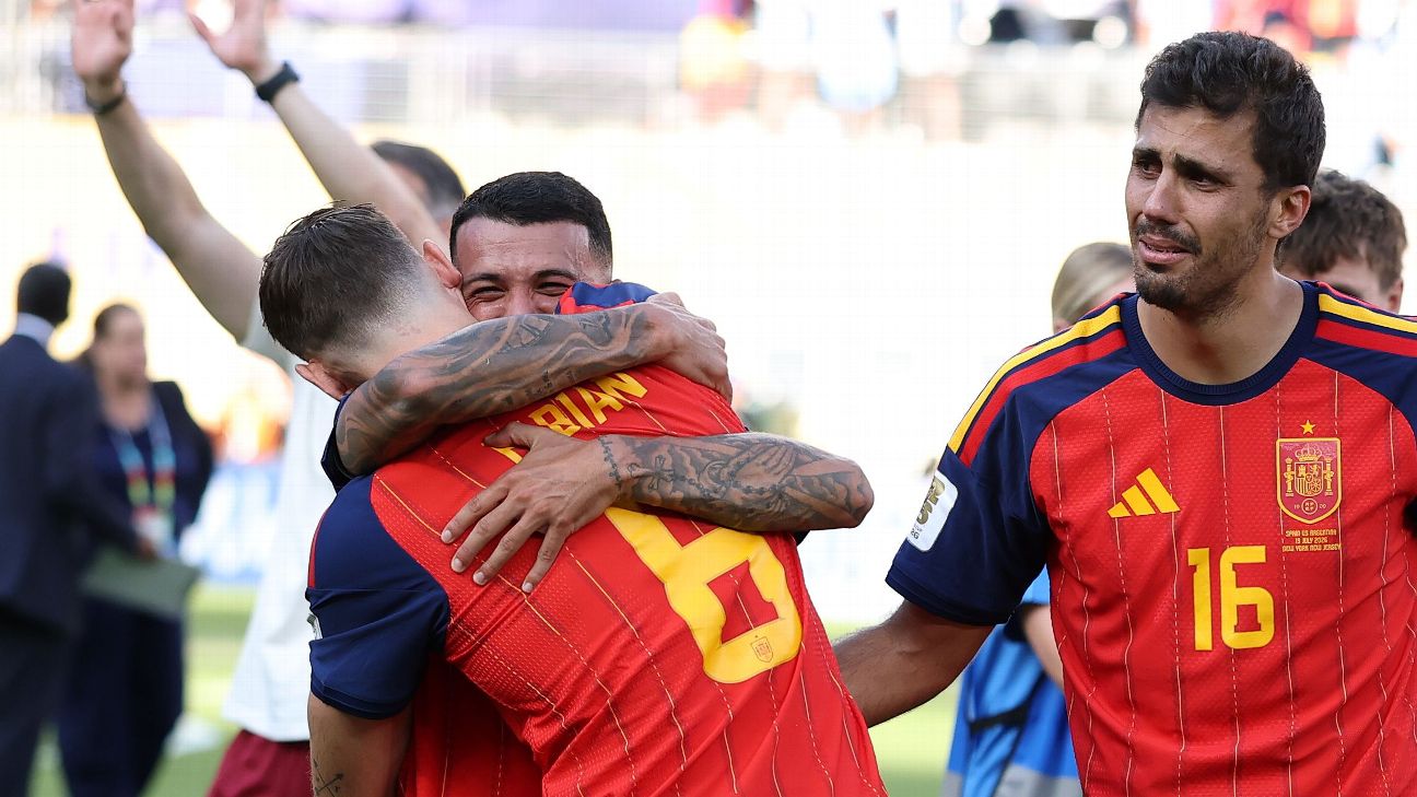 Spain set all-time unbeaten record with World Cup final win