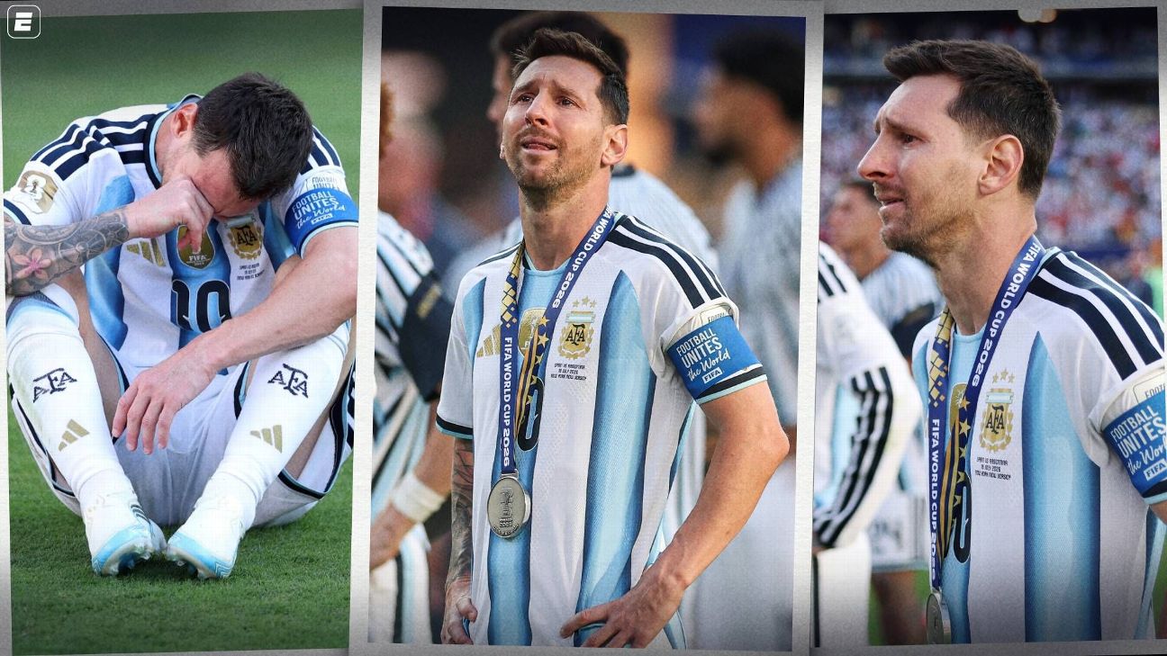 Choro de Messi: como jornais reagiram ao adeus emocionante do craque em Espanha x Argentina na Copa