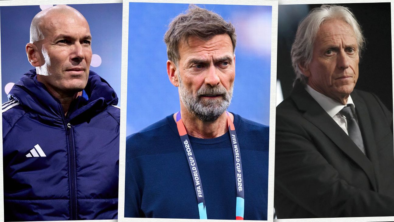 Zidane, Klopp, Jorge Jesus: como fica o mercado de técnicos após a Copa do Mundo