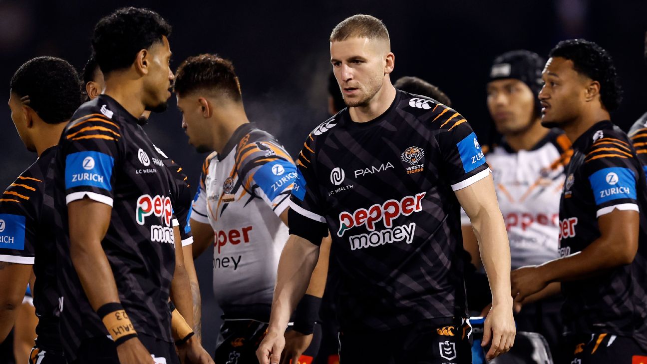 Adam Doueihi has sensationally ruled himself out of Wests Tigers' must-win game against Canberra. — Article image accompanying Wests' Adam Doueihi sensationally rules himself out of must-win game on WagerUp Sports News.