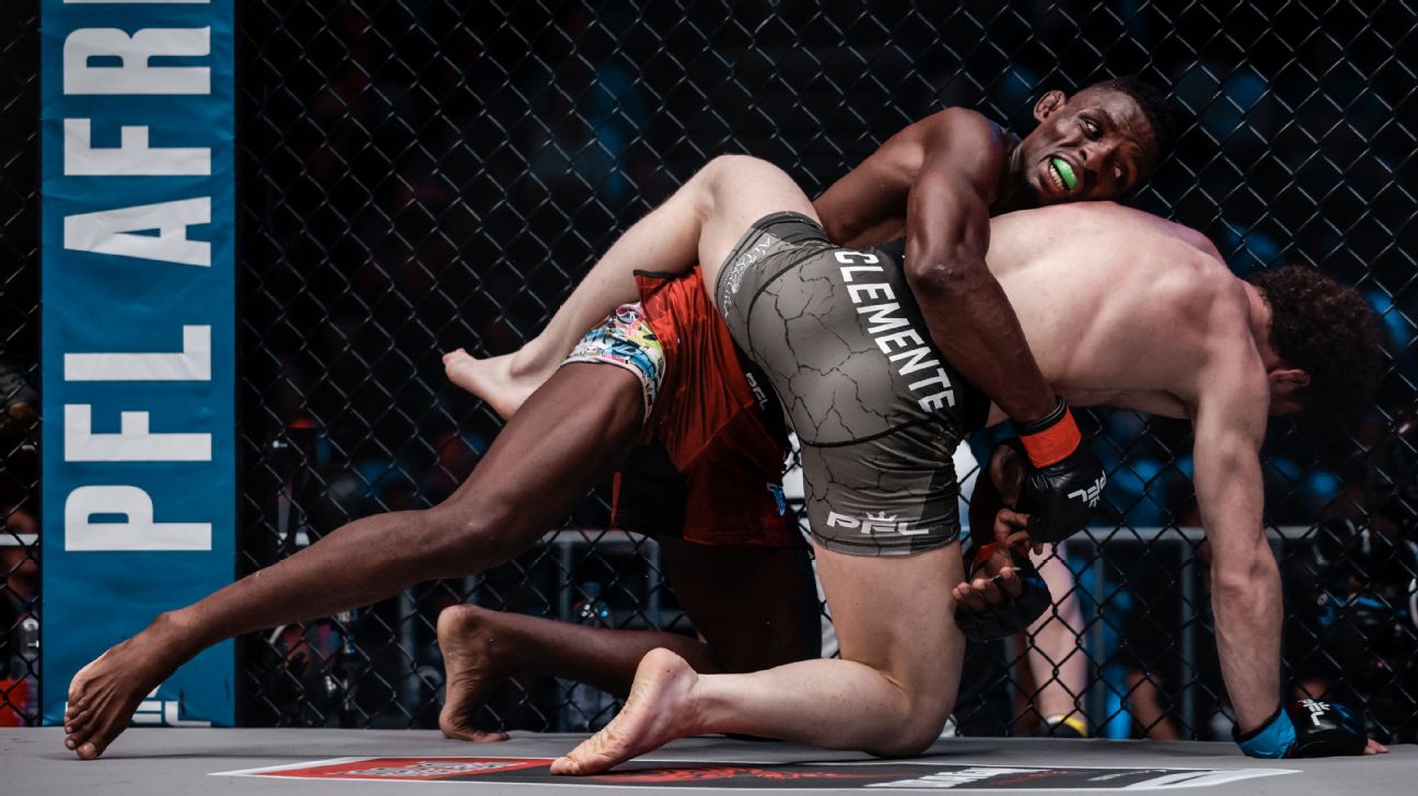 'The King is here' - South Africa's Nkosi Ndebele begins road to PFL world bantamweight title in Washington D.C.